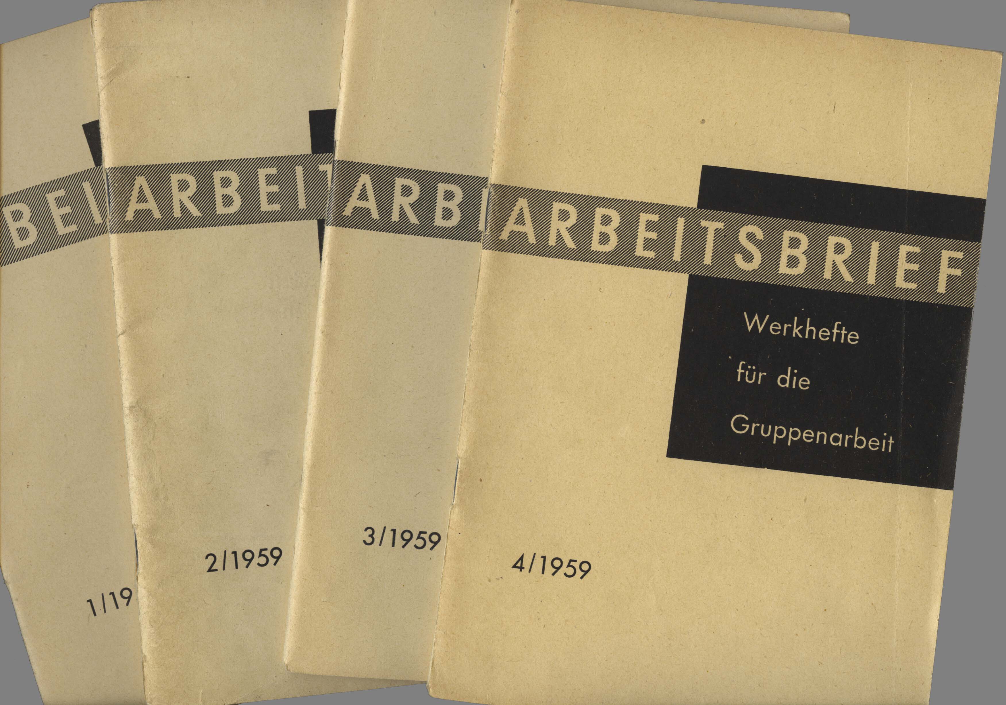 Werkhefte Jahrgang 1959