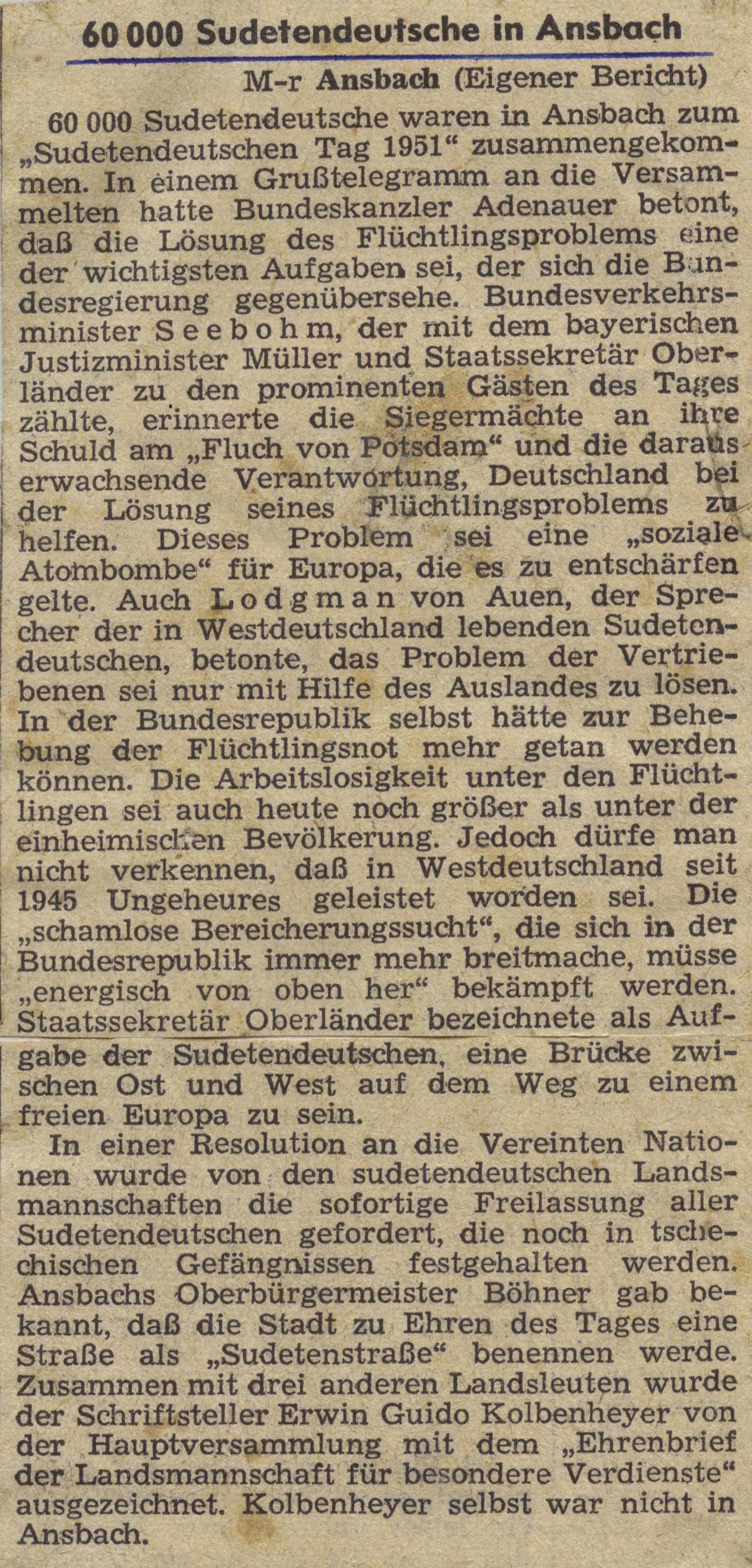Zeitungsartikel