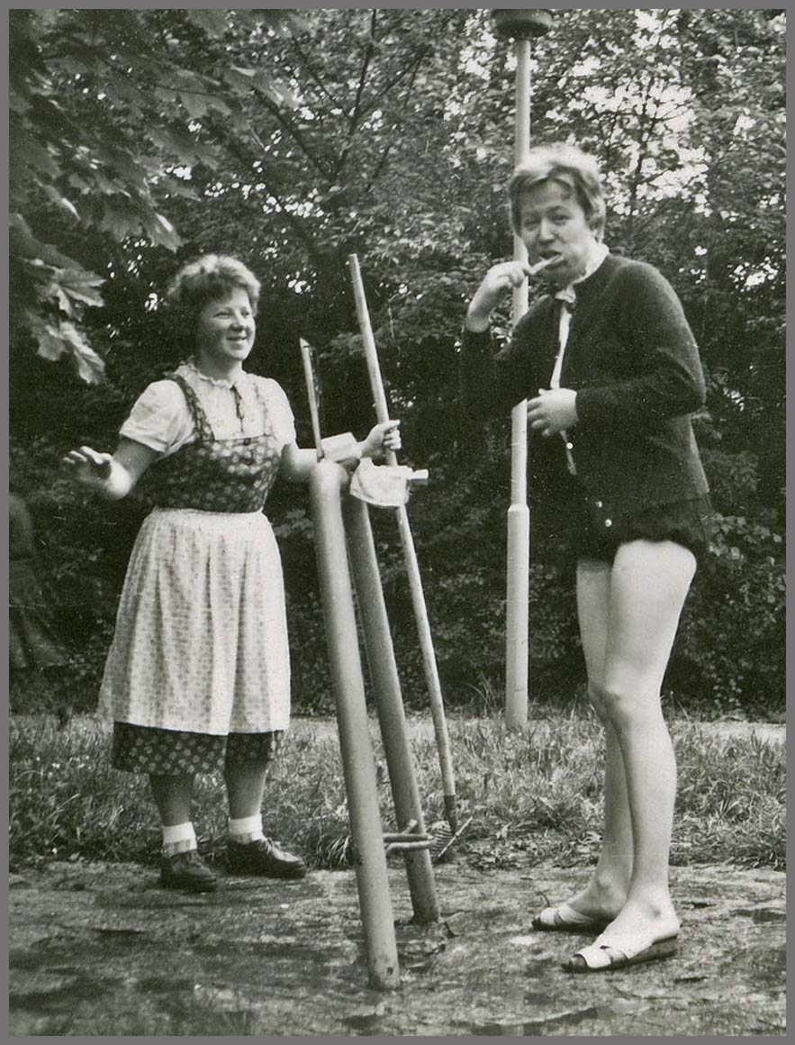 Hertha Pescharnell und Gerhild Kammerer
