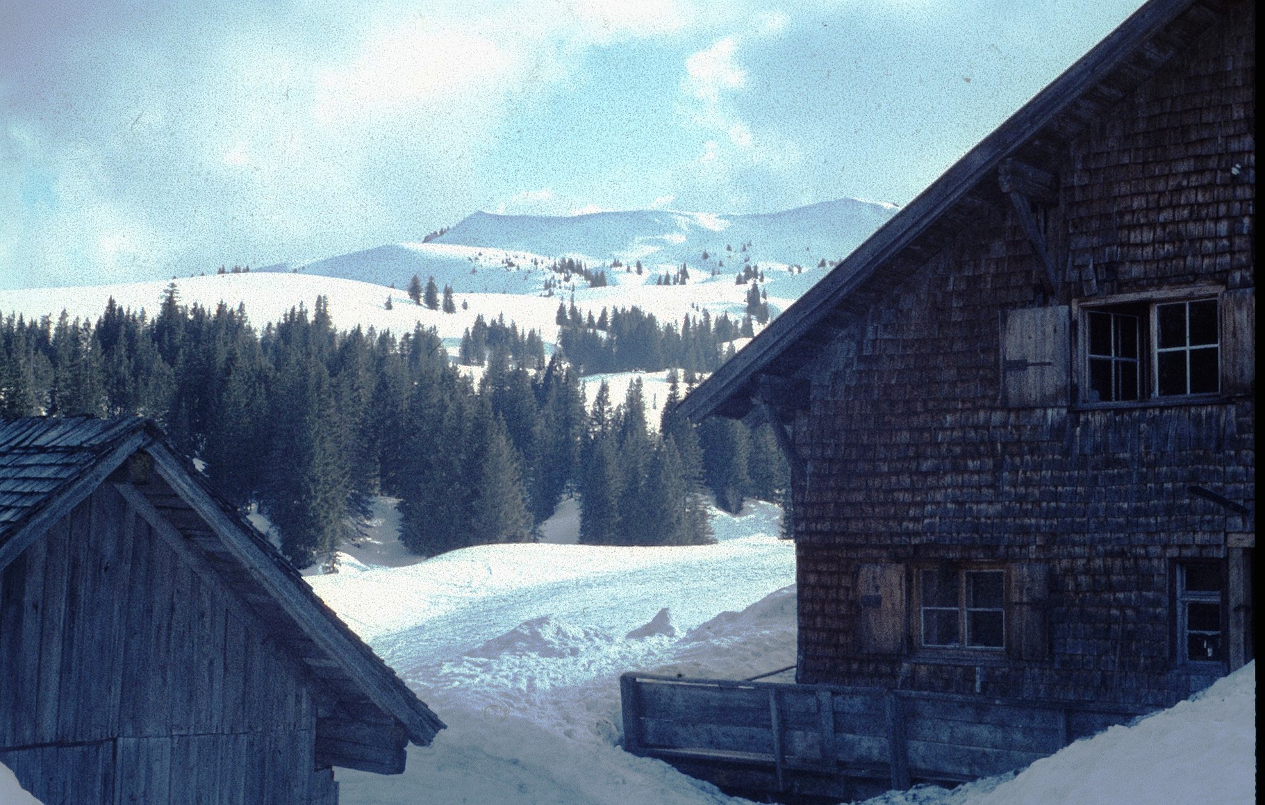Blick von der Unteren Wilhelmine auf Hllritzer Eck und Blaicher Horn