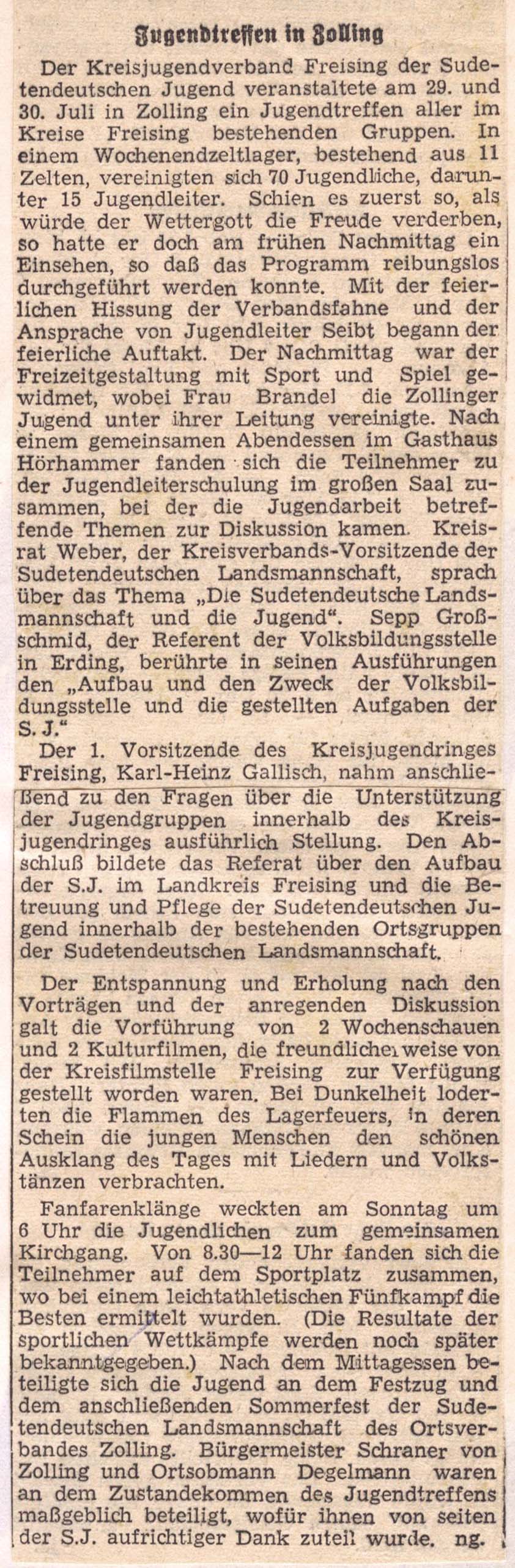 Zeitungsartikel