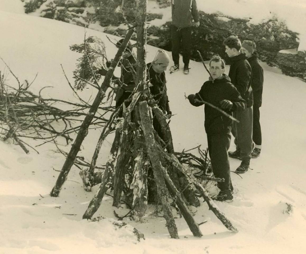 Aufbau des Feuers