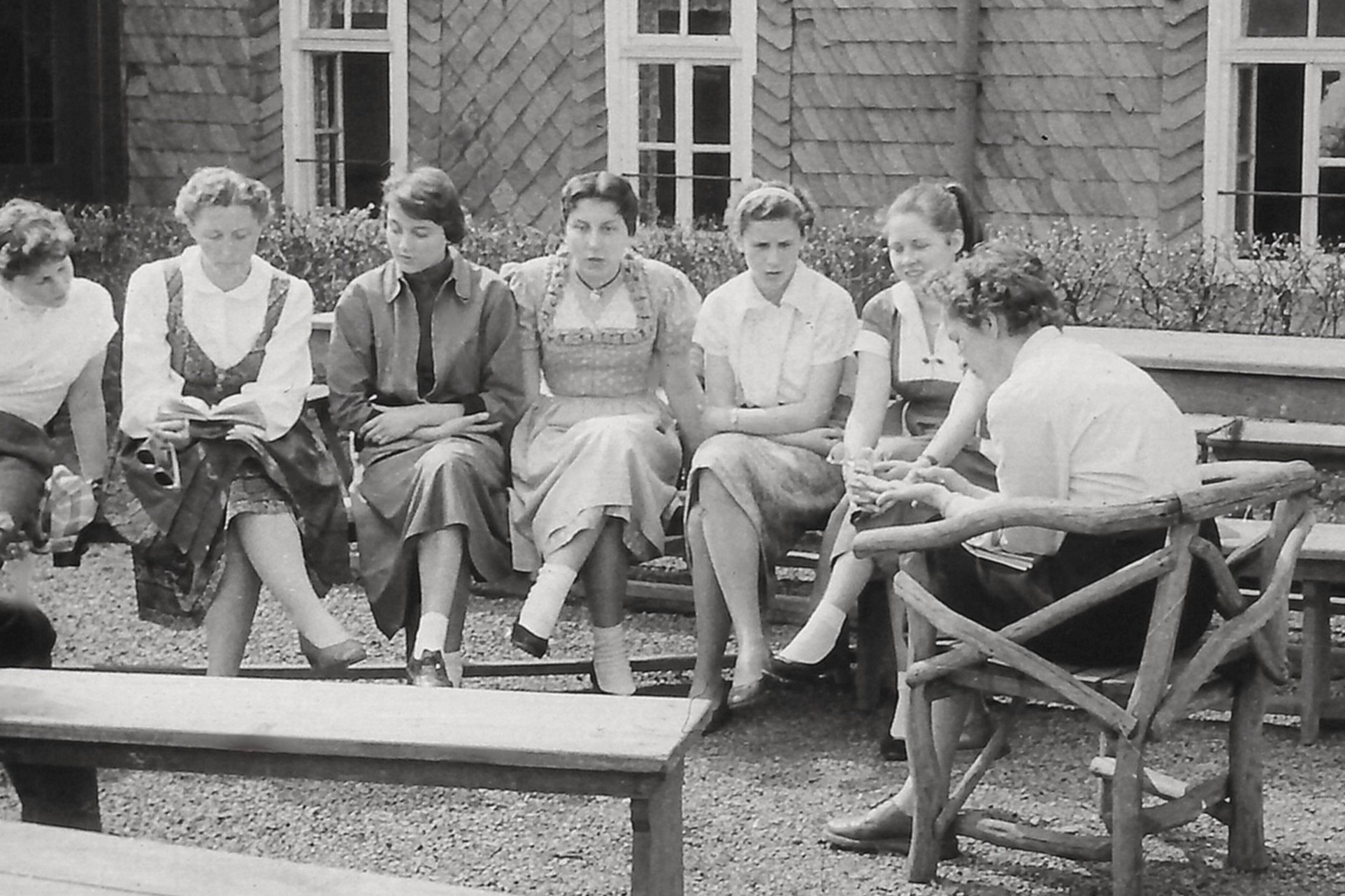 Mdelgruppe mit Ilse Klbl