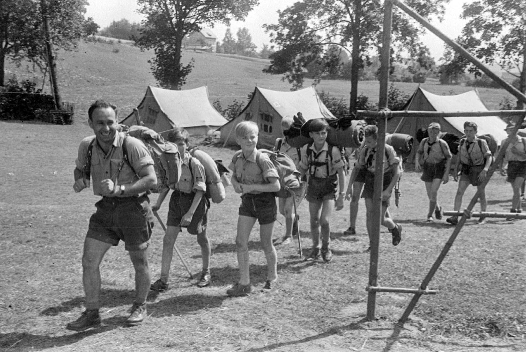 Erich Kukuk mit den Kurzen, Foto von Helmut Nachtigall