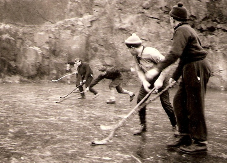 Eishockey am Bleche- See