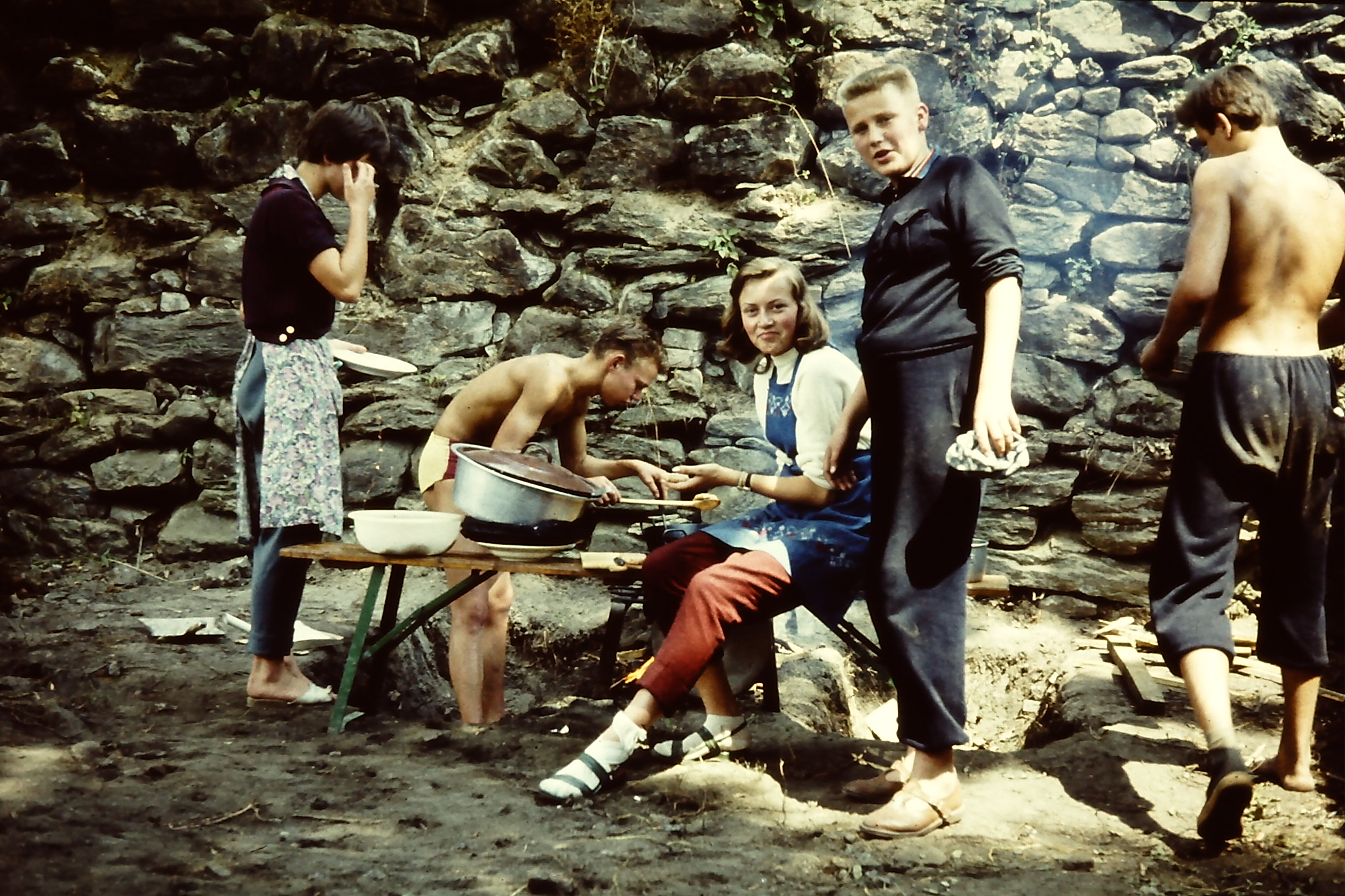 Helga Plattig, Heidi Wech, Hans Scherer