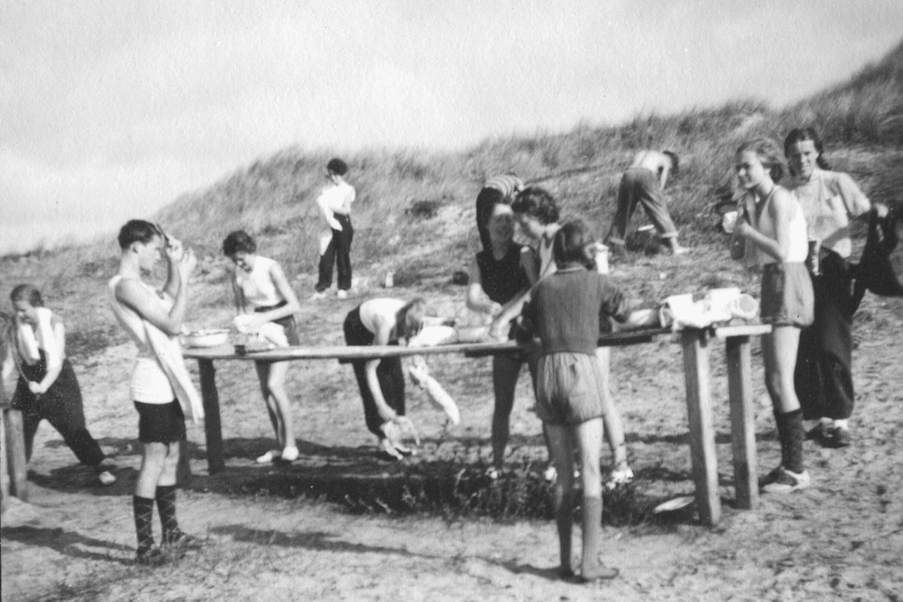 Morgentoilette 1952